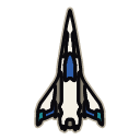 Interceptor hull, top-down