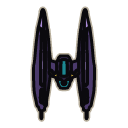 Trickster hull, top-down